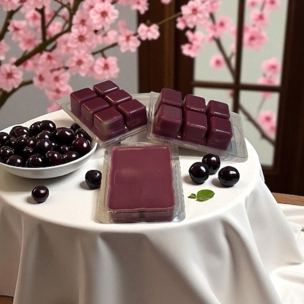 Orchid & Vine Black Cherry Soy Wax Melting Tarts Home Luxury Clean Living